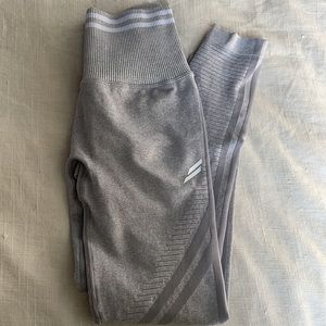DYE Scrunch Seamless Leggings- grey marl